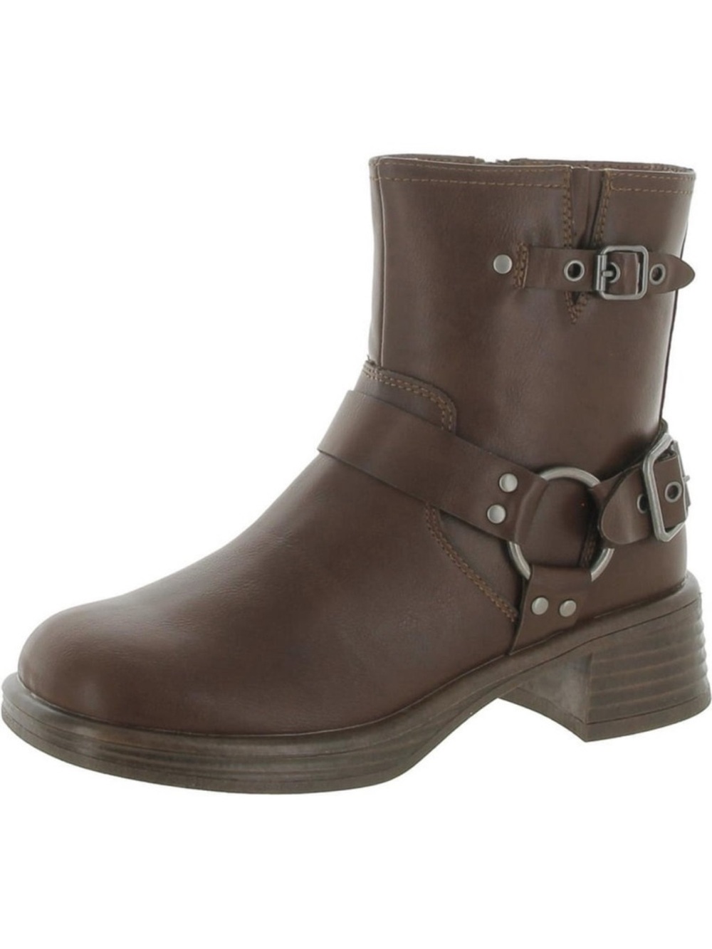 Steve Madden Kids Brown Harness Ankle Boot
